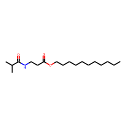 «beta»-Alanine, N-isobutyryl-, undecyl ester