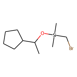1-Cyclopentylethanol, bromomethyldimethylsilyl ether