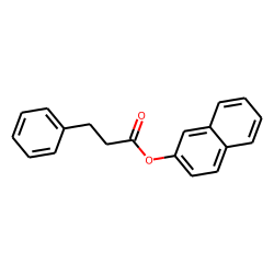 3-Phenylpropionic acid, 2- naphthyl ester