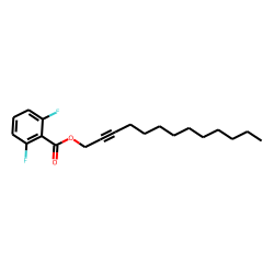 2,6-Difluorobenzoic acid, tridec-2-ynyl ester