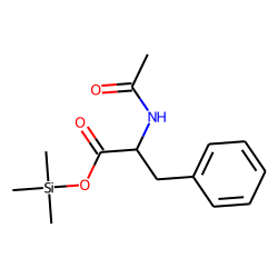 N-Acetyl-L-phenylalanine, trimethylsilyl ester
