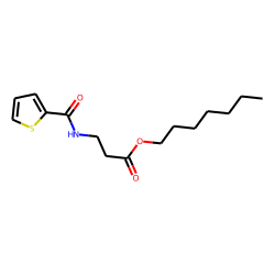 «beta»-Alanine, N-(thiophene-2-carbonyl)-, heptyl ester