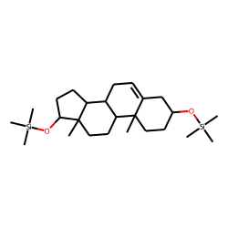 Androst-5-en-3«beta»,17«alpha»-diol, TMS