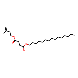 Succinic acid, 3-methylbut-3-enyl pentadecyl ester