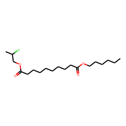 Sebacic acid, 2-chloropropyl hexyl ester