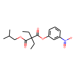 Diethylmalonic acid, isobutyl 3-nitrophenyl ester