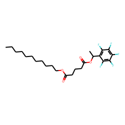 Glutaric acid, 1-(pentafluorophenyl)ethyl undecyl ester