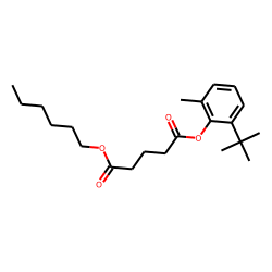 Glutaric acid, hexyl 2-tert-butyl-6-methylphenyl ester