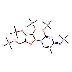 5-Methylcytosine riboside, TMS