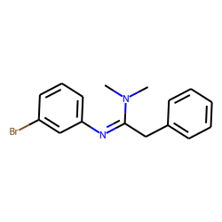 N,N-Dimethyl-2-phenyl-N'-(3-bromophenyl)-acetamidine