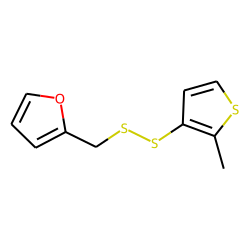2-methyl-3-(2-methyl-3-furanyldithio)thiophene