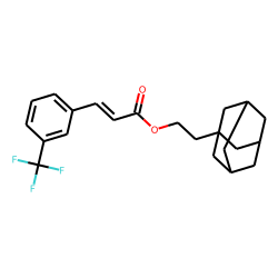trans-(3-Trifluoromethyl)cinnamic acid, 2-(1-adamantyl)ethyl ester