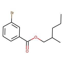 3-Bromobenzoic acid, 2-methylpentyl ester