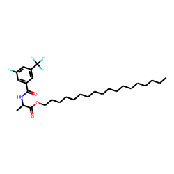 D-Alanine, N-(3-fluoro-5-trifluoromethylbenzoyl)-, octadecyl ester
