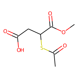Methyl hydrogen s-acetylmercaptosuccinate