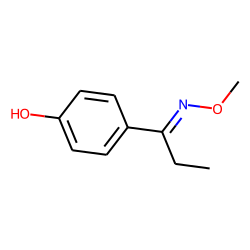 Propiophenone, 4-hydroxy, O-methyloxime