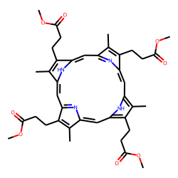 21H,23H-Porphine-2,7,12,17-tetrapropanoic acid, 3,8,13,18-tetramethyl-, tetramethyl ester