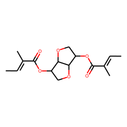 Hexahydrofuro[3,2-b]furan-3,6-diyl bis((E)-2-methylbut-2-enoate)
