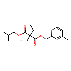 Diethylmalonic acid, isobutyl 3-methylbenzyl ester