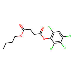 Succinic acid, butyl 2,3,4,6-tetrachlorophenyl ester