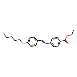 Ethyl p-(p-pentyloxybenzylidene)aminobenzoate