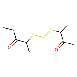 2-[(1-methyl-2-oxopropyl)-trithio]-3-pentanone