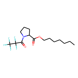 l-Proline, n-pentafluoropropionyl-, heptyl ester