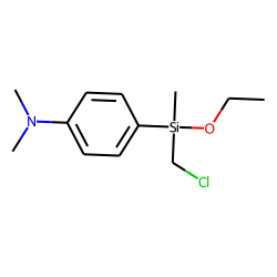 Silane, chloromethyl, ethoxy, methyl, 4-(dimethylamino)phenyl