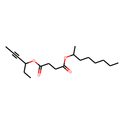 Succinic acid, 2-octyl 3-hex-4-ynyl ester