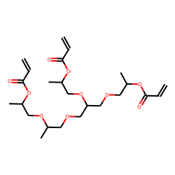 tetra-propoxylated glycerol triacrylate (Acrylic acid 2-{2-[2,3-bis-(2-acryloyloxy-propoxy)-propoxy]-1-methyl-ethoxy}-1-methyl-ethyl ester)