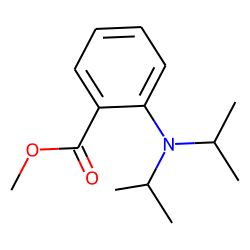 Benzoic acid, 2-di(isopropyl)amino-, methyl ester