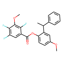 2,4,5-Trifluoro-3-methoxybenzoic acid, 2-(1-phenyleth-1-yl)-4-methoxyphenyl ester