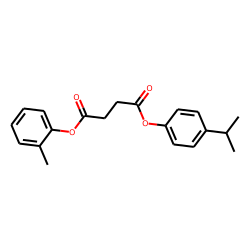 Succinic acid, 2-methylphenyl 4-isopropylphenyl ester