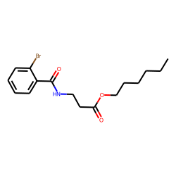 «beta»-Alanine, N-(2-bromobenzoyl)-, hexyl ester