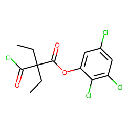 Diethylmalonic acid, monochloride, 2,3,5-trichlorophenyl ester