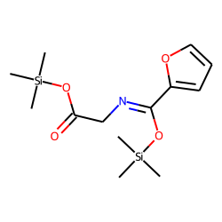 N-Furoylglycine, di-TMS