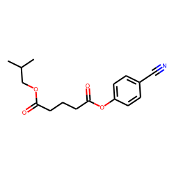 Glutaric acid, 4-cyanophenyl isobutyl ester