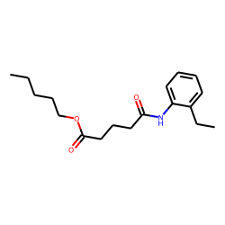 Glutaric acid, monoamide, N-(2-ethylphenyl)-, pentyl ester