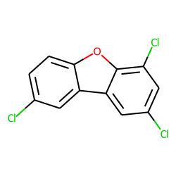 Dibenzofuran, 2,4,8-trichloro-