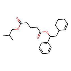 Glutaric acid, isobutyl 1-phenyl-2-(3-cyclohexenyl)ethyl ester