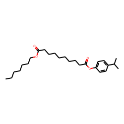 Sebacic acid, heptyl 4-isopropylphenyl ester