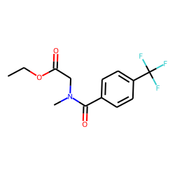 Sarcosine, N-(4-trifluoromethylbenzoyl)-, ethyl ester