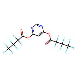 4,6-Dihydroxypyrimidine, bis(heptafluorobutyrate)