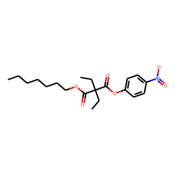 Diethylmalonic acid, heptyl 4-nitrophenyl ester