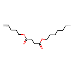 Succinic acid, heptyl pent-4-enyl ester