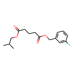 Glutaric acid, 3-fluorobenzyl isobutyl ester