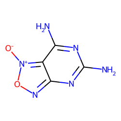 [1,2,5]Oxadiazolo[3,4-d]pyrimidine, 5,7-diamino-, 1-oxide
