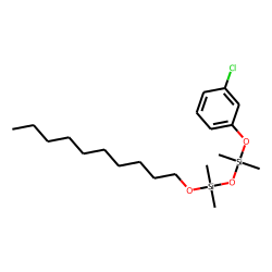Silane, (3-chlorophenyloxy)dimethyl(decyloxydimethylsilyloxy)-