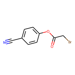 Bromoacetic acid, 4-cyanophenyl ester
