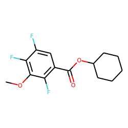2,4,5-Trifluoro-3-methoxybenzoic acid, cyclohexyl ester